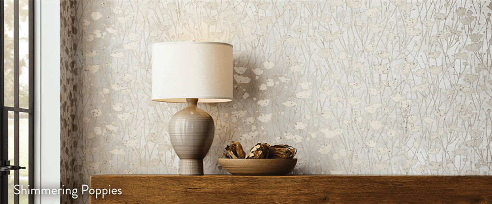 Traditional wallpaper design in an elegant interior